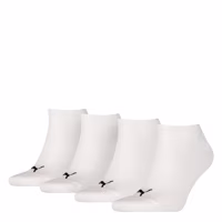 Puma Sneaker Sokken Promo 3+1 Gratis Wit - Maat 35/38 - Kleur: Wit | Soccerfanshop