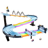 Hot Wheels Mario Kart Rainbow Road Raceway + Licht en Geluid - thumbnail