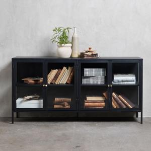 Dressoir Carmel Zwart 4 Delen - Giga Living