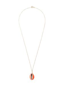 Aurelie Bidermann collier à pendentif coquillage - Orange