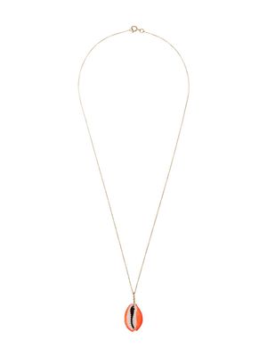 Aurelie Bidermann collier à pendentif coquillage - Orange