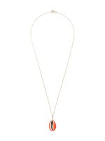 Aurelie Bidermann collier à pendentif coquillage - Orange