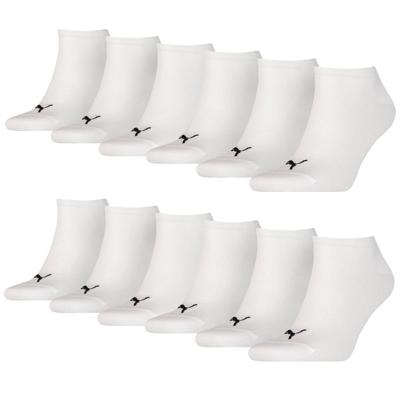 Puma Sneakersokken Plain 12-pack Wit-47/49