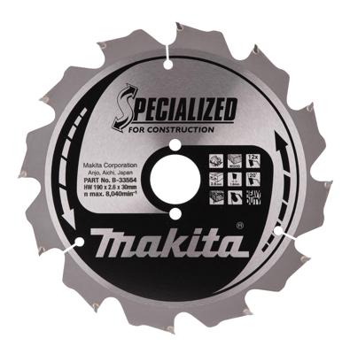 Makita Accessoires Cirkelzaagblad Hout | Bouw/Constructie - B-33554