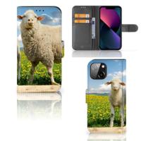 iPhone 13 Mini | Telefoonhoesje | Met pasjeshouder | Schaap en Lammetje