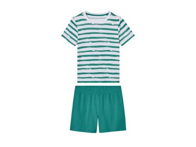 lupilu Kinder pyjama (Wit/groen, 122/128)