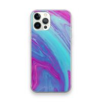 Zweverige regenboog: iPhone 12 Pro Max Transparant Hoesje