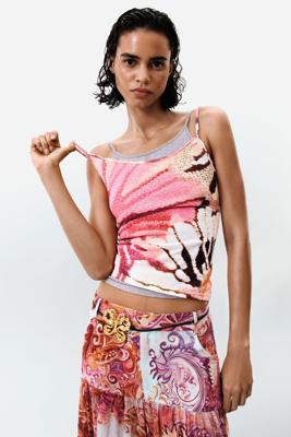 T-shirt met korte mouwen met print - MATERIAL FINISHES - XL