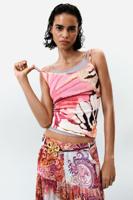 T-shirt met korte mouwen met print - MATERIAL FINISHES - XL