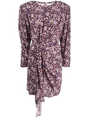 MARANT ÉTOILE robe courte Dulce à fleurs imprimées - Violet