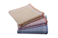 12 stuks Dames zakdoeken Ruit - Katoenen stoffen zakdoeken