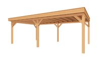 Buitenverblijf SUBLIME Plat dak - 700x400 cm- Plat dak- - YARD Outdoor
