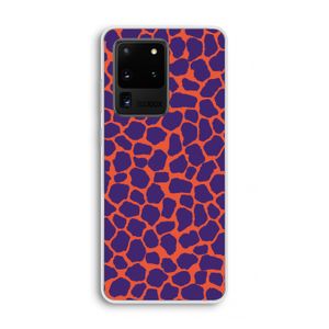 Purple Giraffe: Samsung Galaxy S20 Ultra Transparant Hoesje