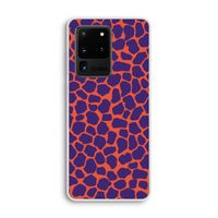 Purple Giraffe: Samsung Galaxy S20 Ultra Transparant Hoesje