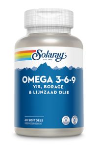 Solaray Omega 3-6-9 Softgels