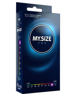 MySize PRO 69mm - Ruimere XXXL Condooms 10 stuks