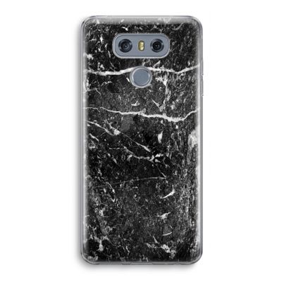 Zwart marmer: LG G6 Transparant Hoesje