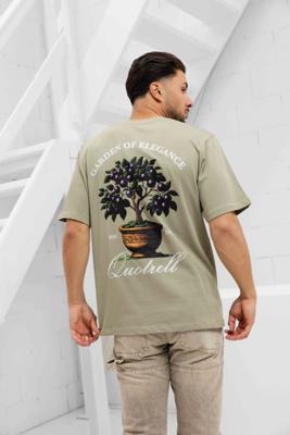 Quotrell Damson T-Shirt Heren Lichtgroen/Wit - Maat XS - Kleur: Lichtgroen | Soccerfanshop