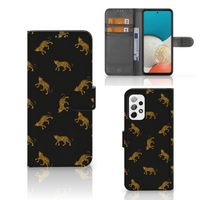 Telefoonhoesje met Pasjes voor Samsung Galaxy A73 5G Leopards