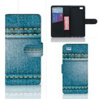 Huawei Ascend P8 Lite | Wallet Case | met Pasjes | Jeans