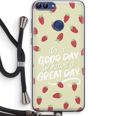 Don't forget to have a great day: Huawei P Smart (2018) Transparant Hoesje met koord