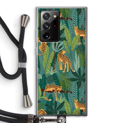Luipaard 2: Samsung Galaxy Note 20 Ultra / Note 20 Ultra 5G Transparant Hoesje met koord