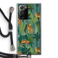 Luipaard 2: Samsung Galaxy Note 20 Ultra / Note 20 Ultra 5G Transparant Hoesje met koord
