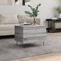 Salontafel 60x44,5x45 cm bewerkt hout grijs sonoma eikenkleurig