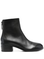 Marsèll bottes en cuir à bout rond 50 mm - Noir