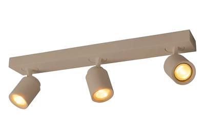 Freelight Spot Razza 3 lichts L 54 cm GU10 beige