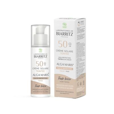 Laboratoires de Biarritz Suncare ivory tinted face sunscreen SPF50