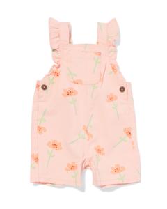 HEMA Babytuinbroek Bloemen Lichtroze (lichtroze)