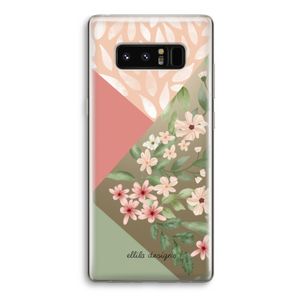 Sweet heaven geometrics: Samsung Galaxy Note 8 Transparant Hoesje