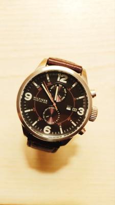 Horlogeband Tommy Hilfiger TH1971141341 / TH-197-1-14-1341 / TH679301511 Leder/Kunststof Bruin