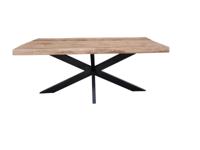 Boomstam eettafel Boston | 160 cm