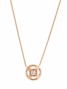 Loyal.e Paris collier Perpétuel.le en or rose 18ct à pendentif orné de diamants