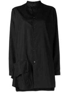 Y's chemise boutonnée à col montant - Noir