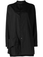 Y's chemise boutonnée à col montant - Noir