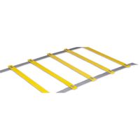 Umbro Loopladder - 4 Meter - Agility Ladder - Voetbal Trainingsmateriaal - Incl. Grondpinnen en Opbergtas - Geel