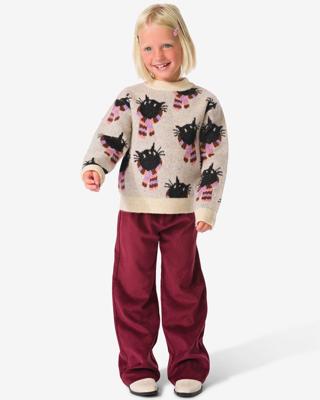 051 Kinderlegging Corduroy Wijnrood (wijnrood)