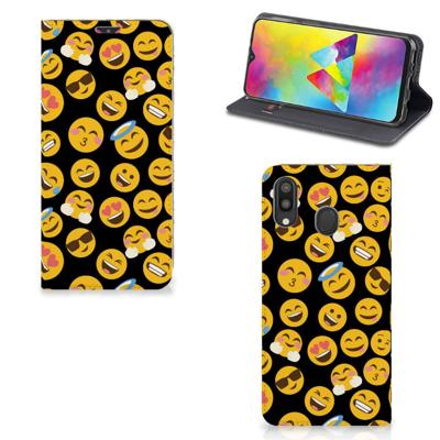 Samsung Galaxy M20 | Hoesje met Magneet | Emoji