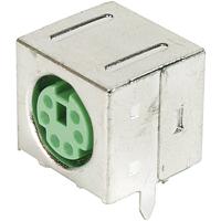 TRU COMPONENTS TC-A-DIO-FS06/GREEN-203 Mini-DIN-inbouwbus, afgeschermd Inhoud: 1 stuk(s)