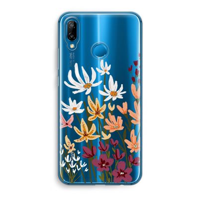 Painted wildflowers: Huawei P20 Lite Transparant Hoesje