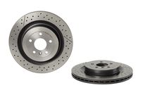 Remschijf COATED DISC LINE BREMBO, Remschijftype: Binnen geventileerd, u.a. für Mercedes-Benz