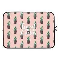 Cactus quote: Laptop sleeve 13 inch
