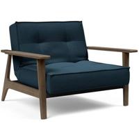 Innovation Splitback Fauteuil Marineblauw | Gerookt Eiken - thumbnail