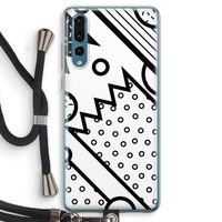 Pop Art #4: Huawei P20 Pro Transparant Hoesje met koord