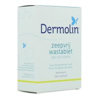 Dermolin Zeepvrij Wastablet N/parf Nf 100g - thumbnail