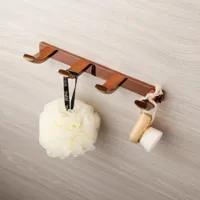 Monite Luxe Roségouden Badkamer Accessoire Set
