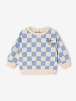 Baby sweater voor jongens "Team Soleil" grijsblauw